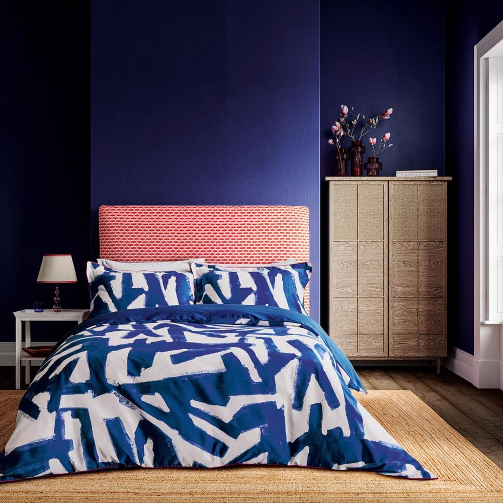 Thicket Bedding by Harlequin x Sophie Robinson in Lapis Blue